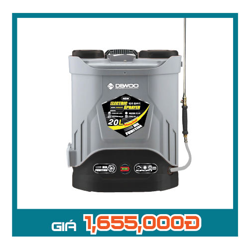 Máy phun thuốc DW20A8LI (Pin Lithium) (Đảo thuốc)