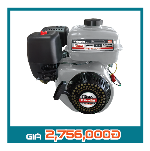 Máy nổ 6.5HP (cốt xéo)  (Hai li xăng) H200AHG